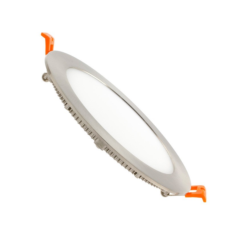 Oprawa LED Okrągła SuperSlim 12W Srebrna Średnica Wycięcia Ø 155 mm