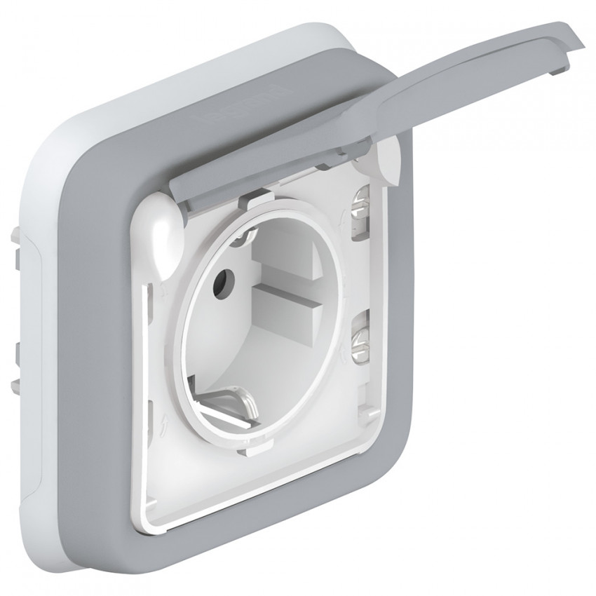 Baza Wtyczki Schuko 2P+T Monoblok Plexo LEGRAND 069833