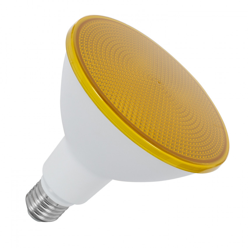 Żarówka LED E27 PAR38 15W Wodoodporna IP65 Żółte Światło