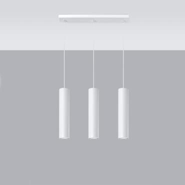 Lampa Wisząca Metalowa Lagos 3L SOLLUXCzarny