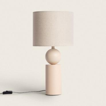 Lampa Stołowa Ceramiczna RahmaBeżowy