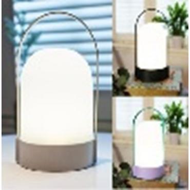 Lampa Stołowa LED Zewnętrzna Przenośna na Baterie ThyraSzary
