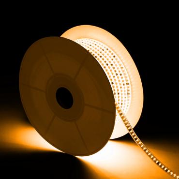 Szpula Taśma LED Samoregulująca 220V Regulowana Silicone FLEX 120 LED/m High Lumen Szerokość 12 mm 50m IP67 Cięcie co 10 cm4000K