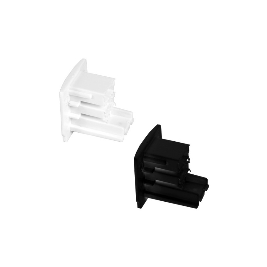 Square End Cap for a Three-Circuit Track