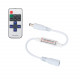 12/24V Mini Controller for Monochrome LED Strips + RF Remote Control Dimmer with 10 Buttons