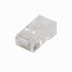 Conector Antena TV Macho TELEVES CEI Acodado-Blindado