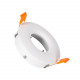 Aro Downlight Circular Blanco para Bombilla LED GU10 / GU5.3