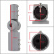 Bracket para Luminarias LED Alumbrado Público (Grís)