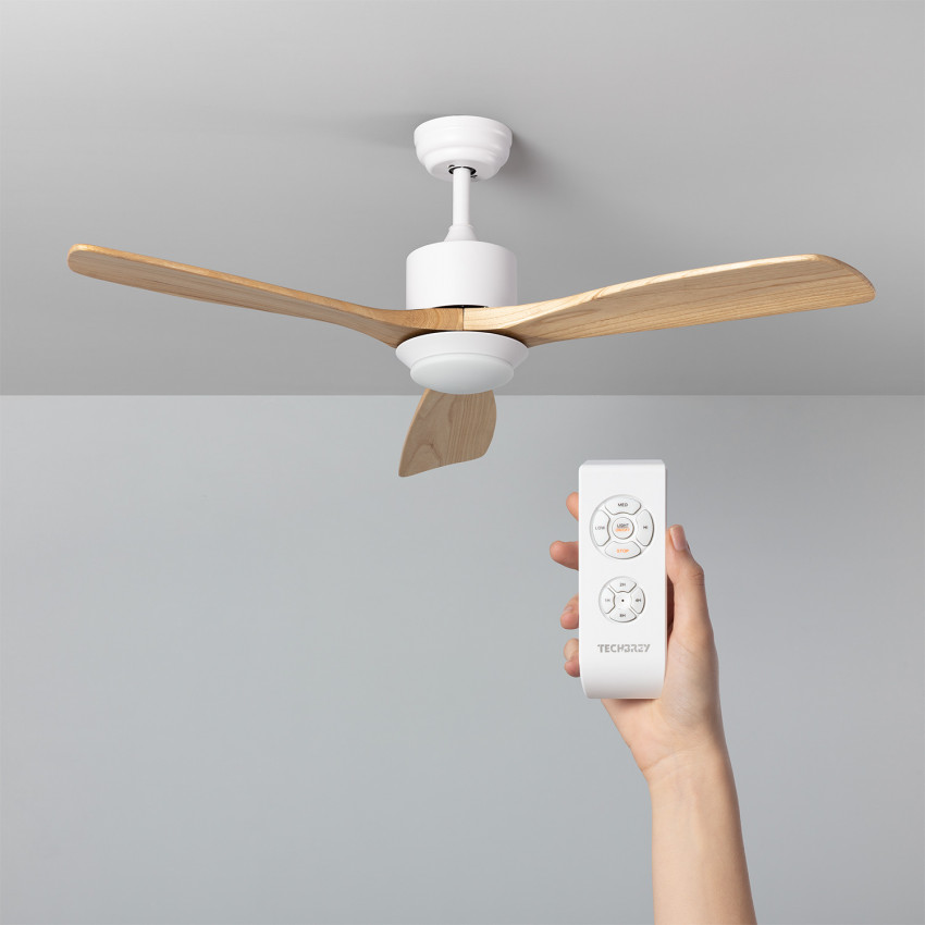 Wooden 132cm Motor AC 'Forest' LED Ceiling Fan Selectable CCT