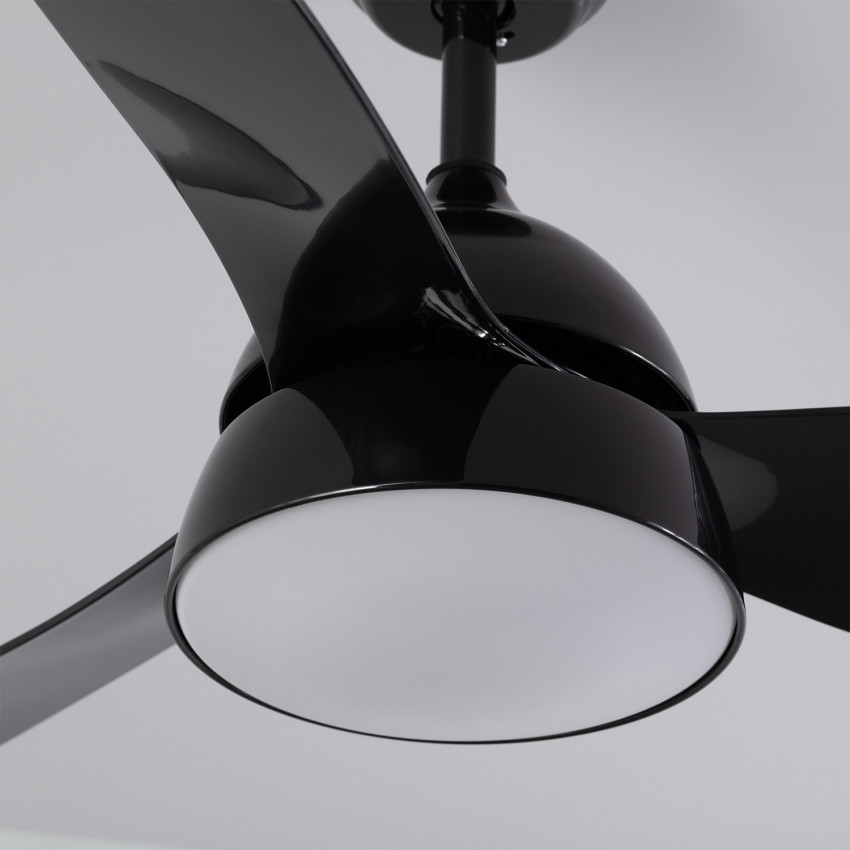Ventilador de Techo LED Smart Vintage Tº de Color Seleccionable 20W Negro