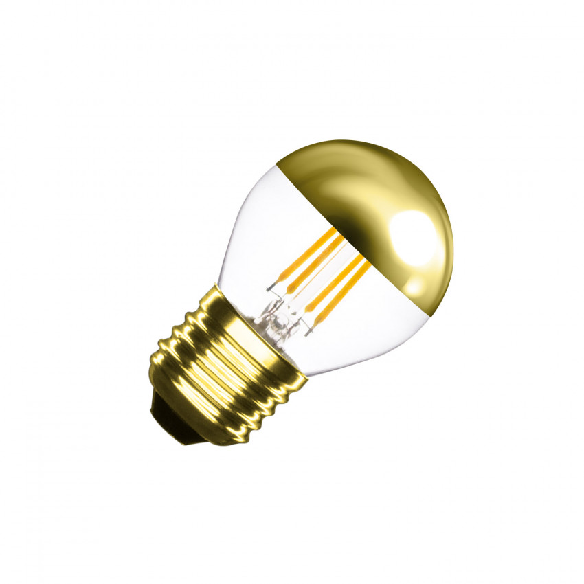 4W G45 E27 Dimmable Gold Reflect Small Classic Filament LED Bulb