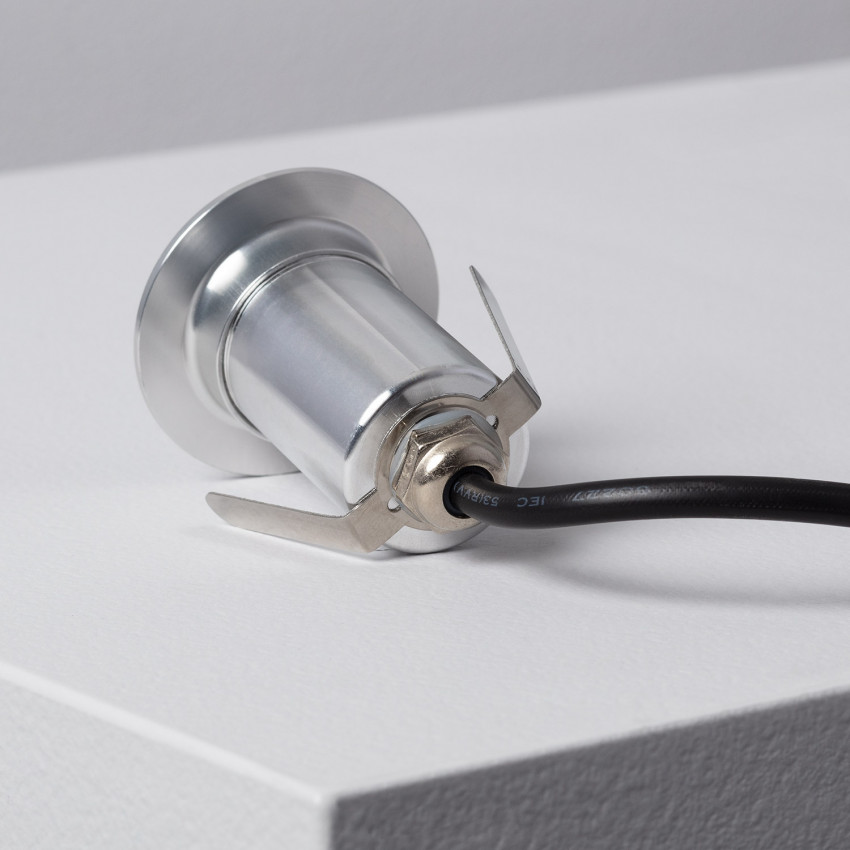 Mystic LED Step Light with a Grey Finish