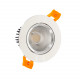 Foco LED Downlight Circular COB 7W Plata