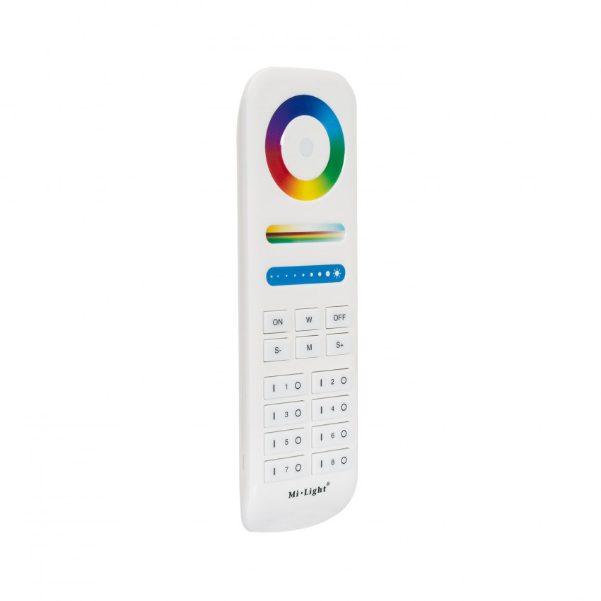 MiBoxer FUT089 RF Remote Control for LED Dimmer RGB + CCT 8 zone