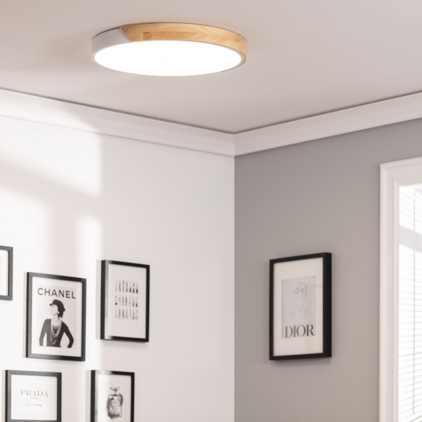 Plafón LED Circular CCT Semi-Dari 18W