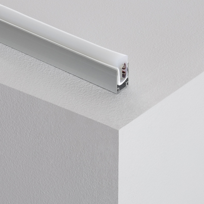 Perfil de Aluminio 1m para Neón LED Flexible RGB