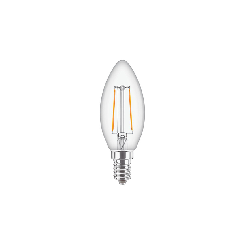 2W 36º E14 B35 250lm CandleND LED Filament Bulb PHILIPS