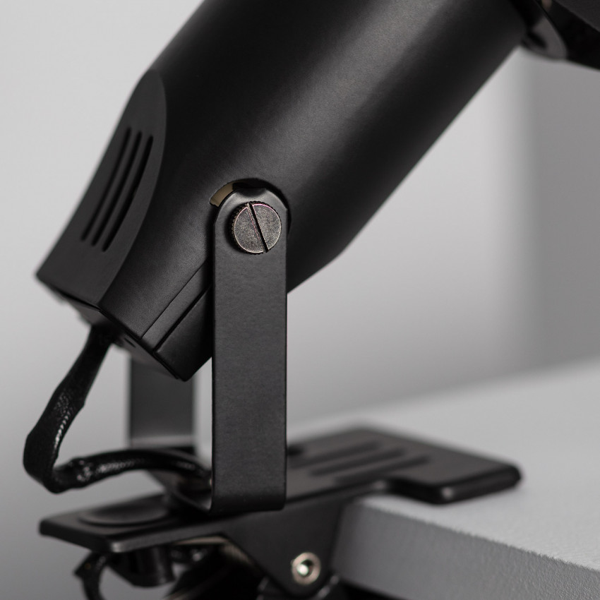 [UK] Lámpara de Mesa de Metal con Pinza Cinema Kurangna