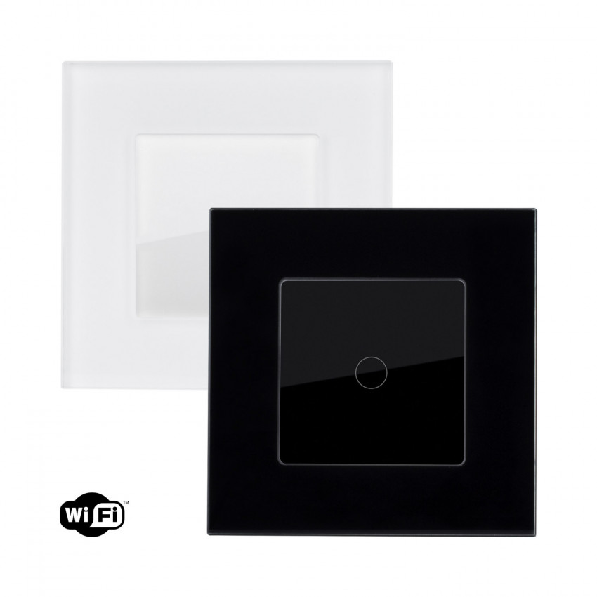Simple Tactile WiFi Switch with Modern Glass Frame