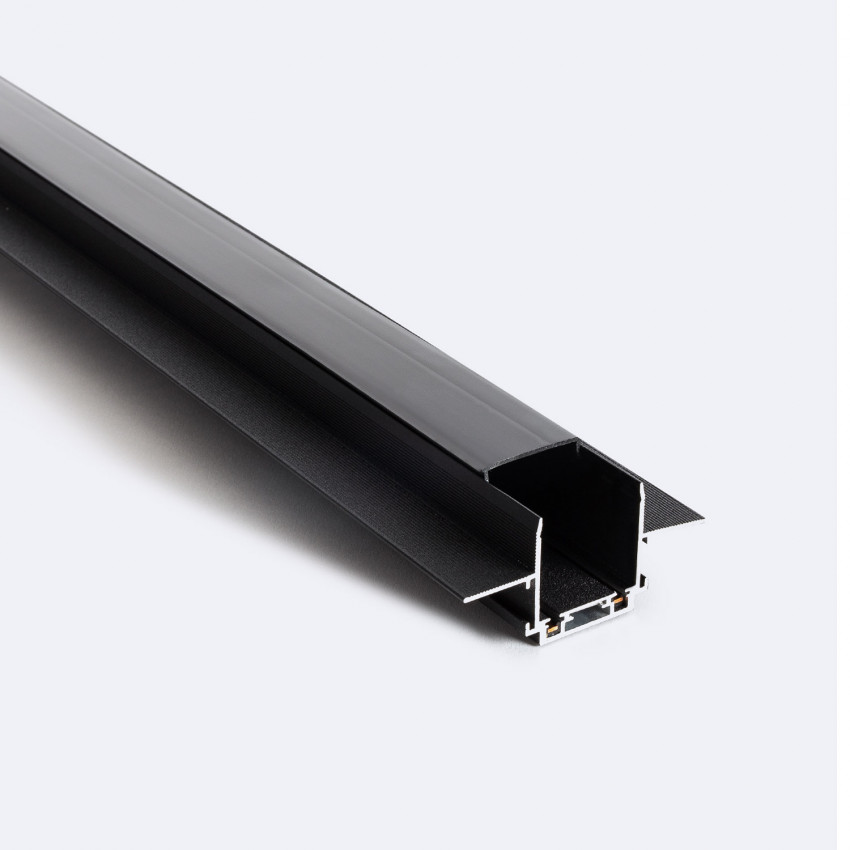 Carril Magnético Monofásico 25mm Super Slim Empotrable 48V 1m