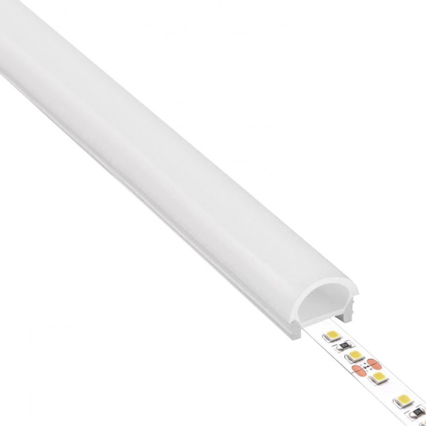 Semi-Circular Silicone Recessed LED Flex Tube up to 10-15 mm